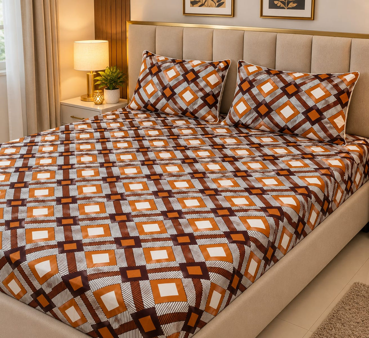 Modern Geometric Checkered