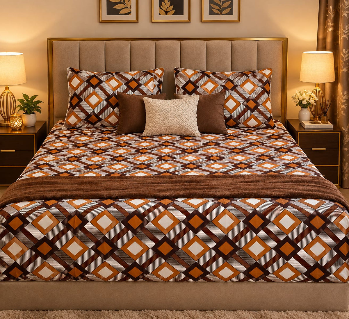 Modern Geometric Checkered